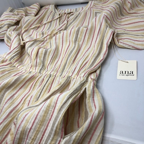 2/$30 NWT a. n. a. Dress Willa Stripe Size XL - Picture 11 of 14